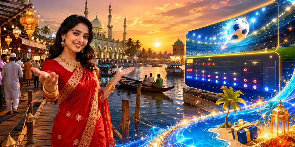 বগুড়ায় শাড়ি পরিহিত একজন নারী মোবাইলে বেটিং প্ল্যাটফর্ম ব্যবহার করছেন