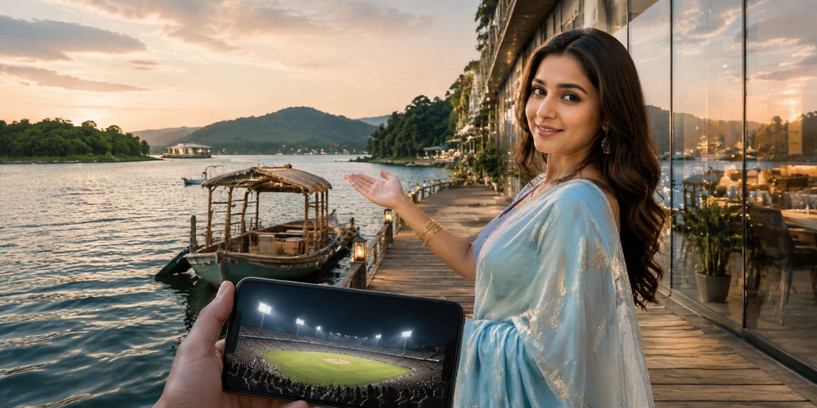 রাঙামাটিতে সমুদ্রসৈকতে টস প্রেডিকশন খেলছেন একজন ব্যবহারকারী