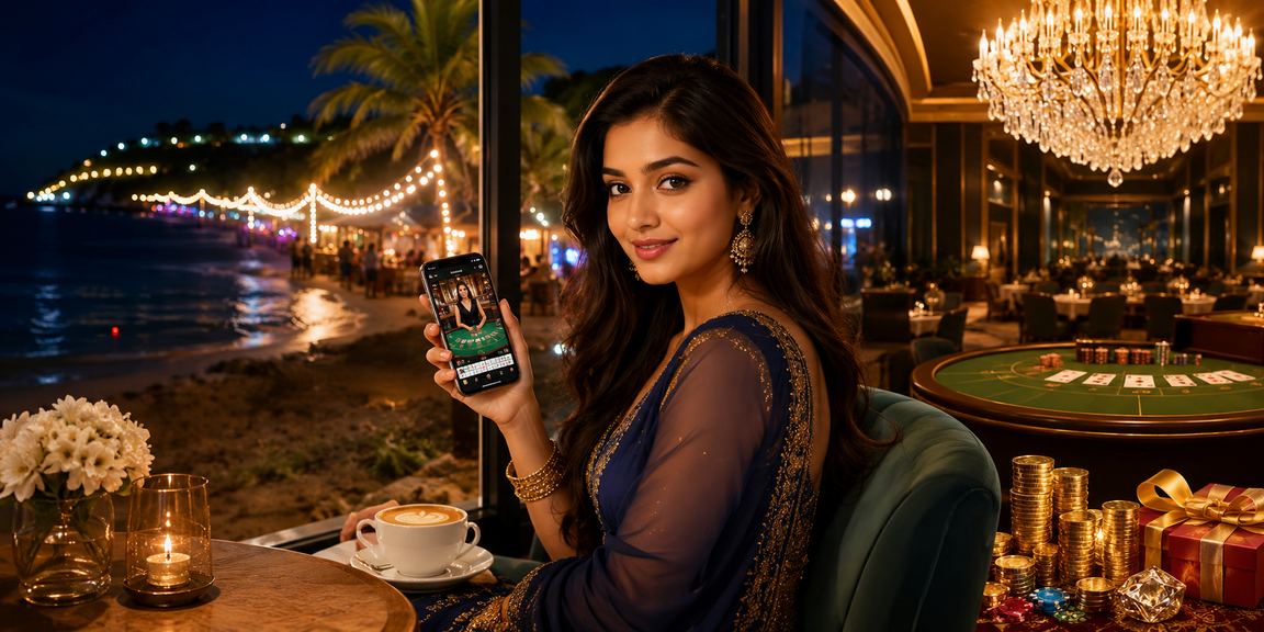 সেন্ট মার্টিনে sona10 - এ বাকারাত গেম উপভোগের দৃশ্য